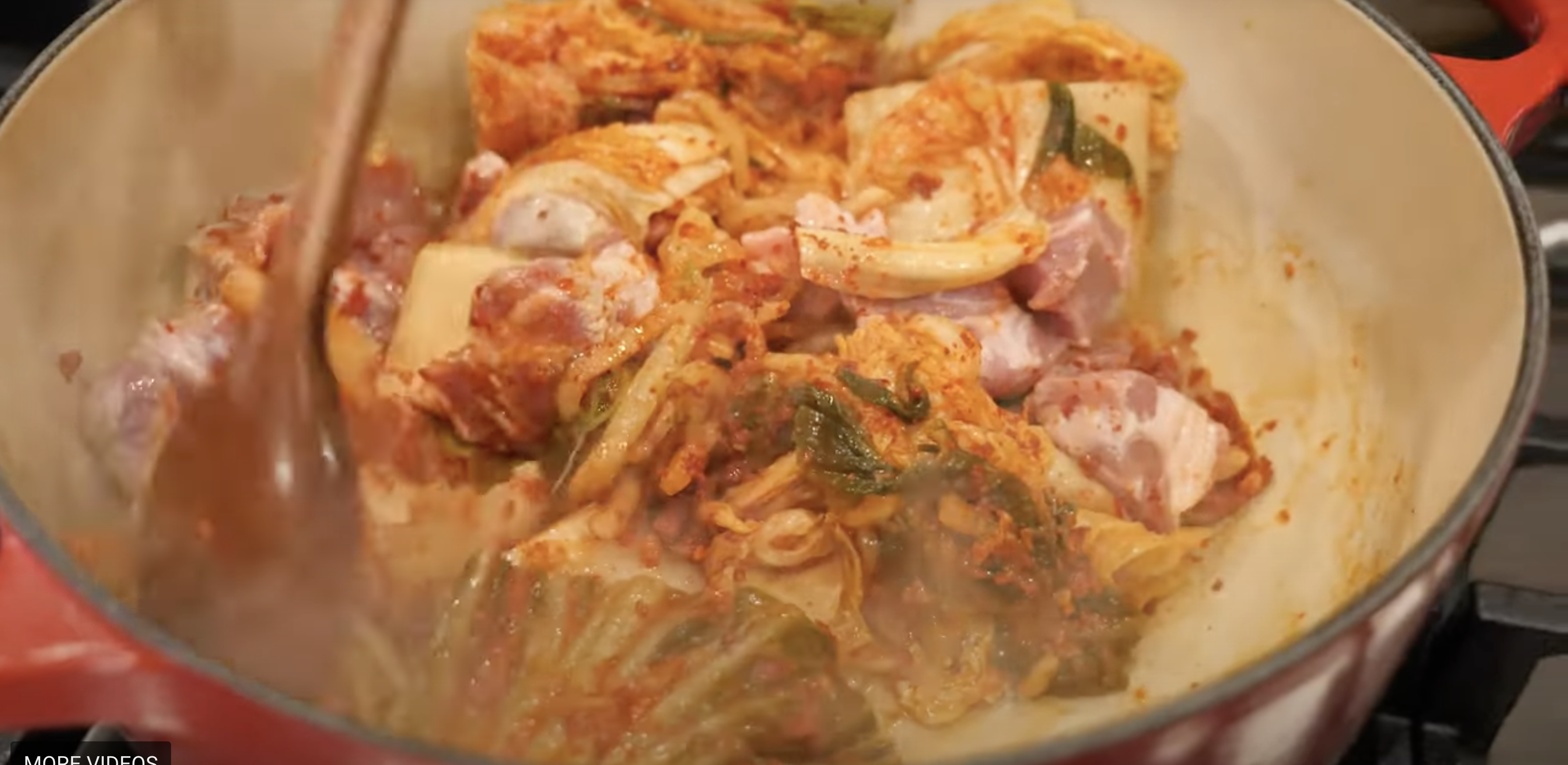 Pot with some ingredients